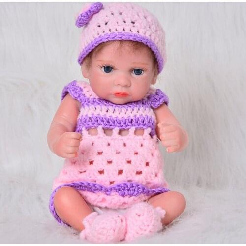 Wholesale Babies Reborn Doll 11 Inch 27 CM Realistic Dolls Baby Boy or Girl Red Skin Fashion Kids Playmates 11 models can choose