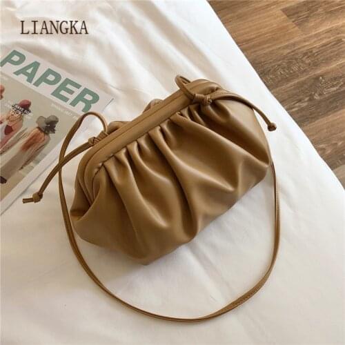 Hot Cloud Bag for Women Luxury Designer Cute Lady Crossbody Handbags Day Mini Bags Pleated Dumpling Shoulder Messenger Bags