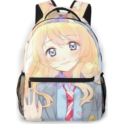 Your Lie In April Backpack for Girls Boys Travel RucksackBackpacks for Teenage school bag