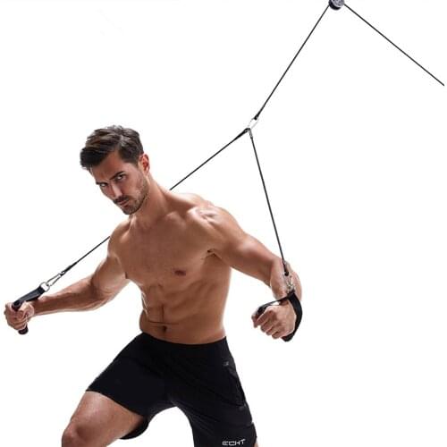 Heavy-duty Cable Pulley Handles Equipment Strength Hanging Training Strap Fitness Exerciser Handles Grips Workout Belt