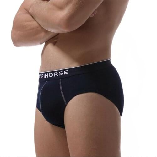 Brand fashion Mens sexy breathable absorbent cotton briefs men underwear men interest u convex shorts