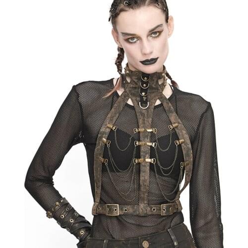 European and American women steampunk accessories vintage style belt stage performance decoration waist seal fashion