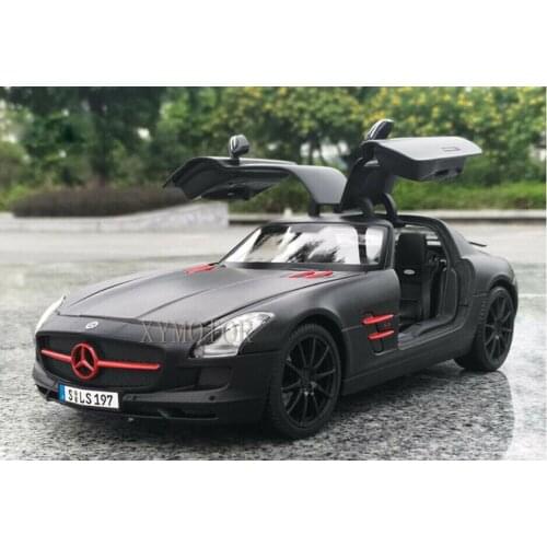 1:18 Daimler For Mercedes Benz SLS AMG Maisto 36196 Diecast Model Car toys gift Collection Display Matte black:Red:Blue:Silver