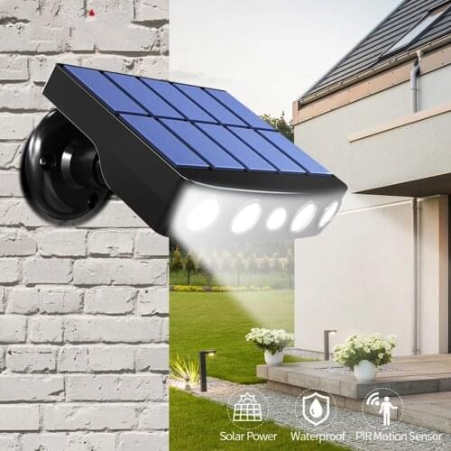 1pc Powerful Solar Light Outdoor Motion Sensor Waterproof Garden LED Solar Lamp Spotlights For Garden Path Street Led Home Decor