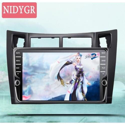 8'' car Multimedia Player octa Core Android 10 auto Radio GPS Navigation for Toyota Vios Yaris 2005 2012 with carplay rds map bt