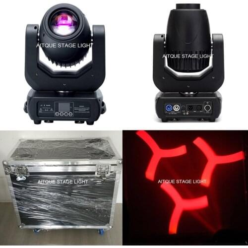 8lights+Flycase)Led spotlight rotating moving head spot 150w moving head lights china dmx spot 150w