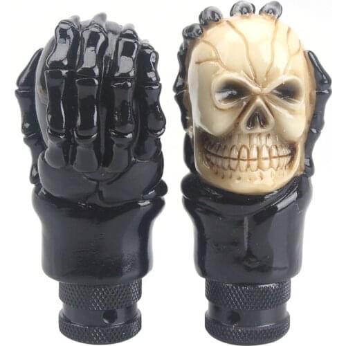 YOMI Car accessories decorative skull shift knob car manual shift lever shift lever knob shift knob