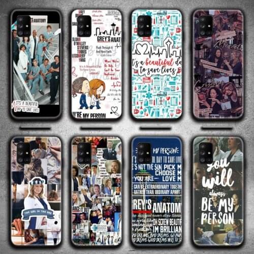 Greys anatomy Phone Case For Samsung Galaxy A21S A01 A11 A31 A81 A10 A20E A30 A40 A50 A70 A80 A71 A51
