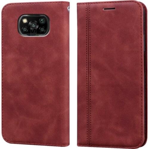 Flip Case For Poco X3 NFC Cover Stand Leather Wallet Book Funda For Poco X2 M2 F2 Pro Case Hoesje Bag Coque Capas