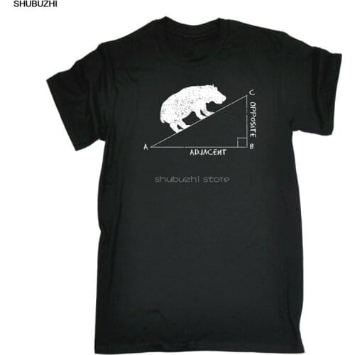 Mens Hippo Angle Funny Joke Maths Geek Nerd Science T-SHIRT Birthday Cartoon t shirt men Unisex New Fashion tshirt free sbz6118