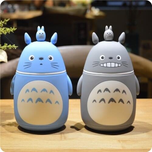 My Neighbor Totoro Insulation Cup Portable Thermos Bottle Anime Termos Cup and Mug Glass Vacuum Flasks Water Bottle Dropshipping