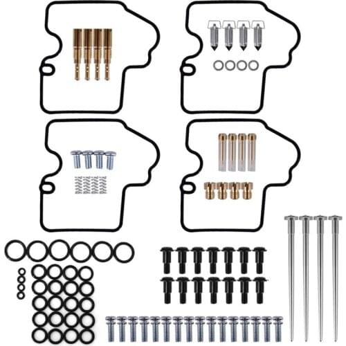 Carburetor Repair Rebuild Kit Gaskets Jets Fits for Yamaha YZF R6 600 1999 2000 2001 2002 Carb