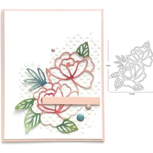 Metal cutting dies big flower leaves 2020 new cut die mold Scrapbook paper craft knife mould blade punch stencils dies