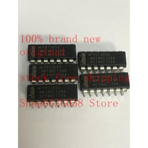 MC74HC126N MM74HC126N DIP14 DIP 100% new original 10PCS/LOT STOCK