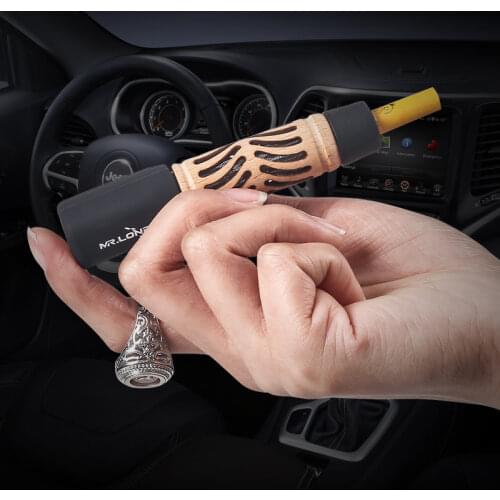 New Ring Magnetic smoking set environmental cigarette Holder with cigarette lighter Ring ash lazy car ashtray
