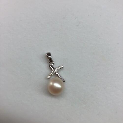 Cross Shape Pendant Base Mountings Findings Jewelry Settings Parts for Female Women Pearls Beads Crystal Agate Coral Jade