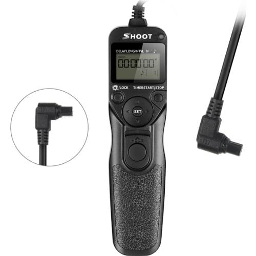 RS-80N3 Camera LCD Shutter Release Remote Control Timer for Canon EOS 5D Mark II 5D 6D 7D 10D 20D 30D 40D 50D 1D 1DS 5D