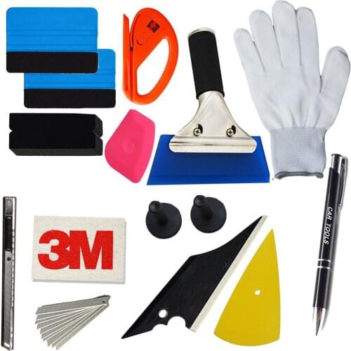 All in one Professional Auto Car Window Tint Tools Kit Decals Wrap Application Squeegee