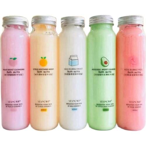 Net red peach bubble bath salt milk bath milk to chicken skin grapefruit flavor Scrub