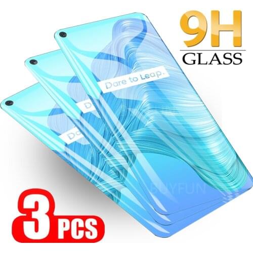3PCS Safety Glass For Oppo Realme 7 Pro Screen Protector On For oppo realme 6 6s pro screen Protective Tempered Glass 9H