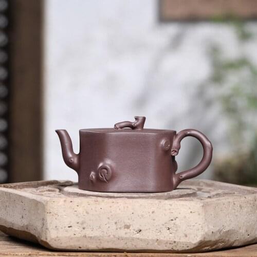 Zisha teapot Yixing handmade famous Zisha teapot handmade Zisha teapot stump teapot