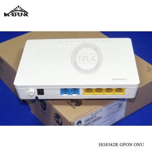 10PCS HG8342R 1GE+3PORT+1TEL GPON Single Mode FTTH FTTB FTTX Network Routing English firmware Factory Faster speed best supplier