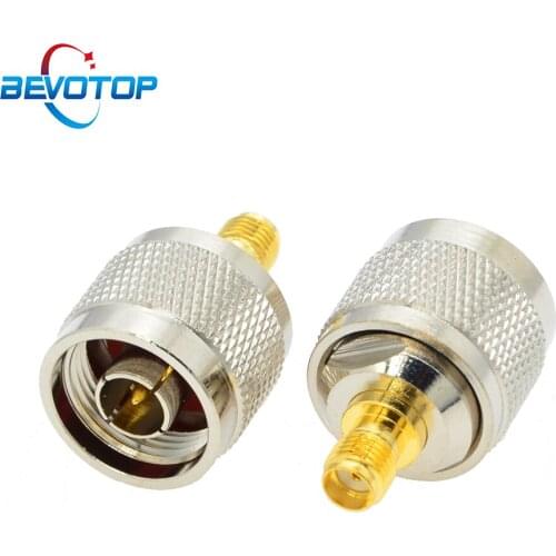 10 PCS/lot SMA Female Jack to N Male Plug Adapter RF Coax Connector Straight