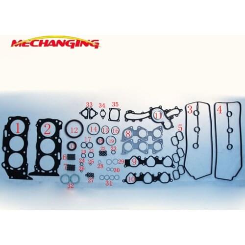 1GRFE 1GR-FE FOR TOYOTA LANDCRUISER 4.0L HILUX III PICKUP TUNDRA Pickup Engine Parts Full Set Engine Gasket 04111-31341