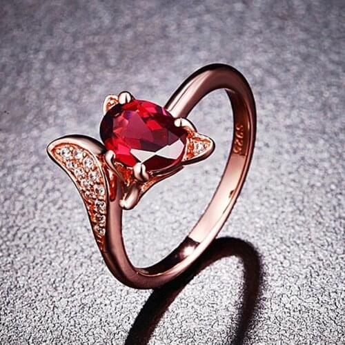 2019 Fashion Jewelry Accessories Zircon Rings for Women Titanium Steel Ring with Rhinestone Opening Adjustable Rings Party Gifts