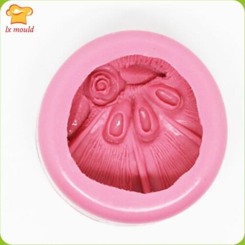 3 d soap mold circular soap mould rose decorative pattern Fruit soap mold