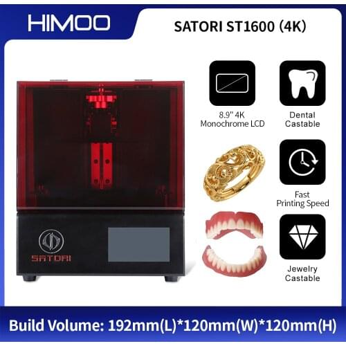8.9″4K LCD 3D Printer UV Resin Printers High Speed 3D Printing 192*120*250mm PK 3D Printer for Photon Mono X ELEGOO MARS S500