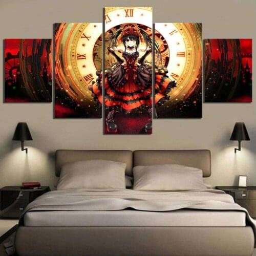 5 Piece Wall Art Canvas Anime Manga Pictures Figure Kazami Posters And Prints Home Modern Living Room Decoration Paintings