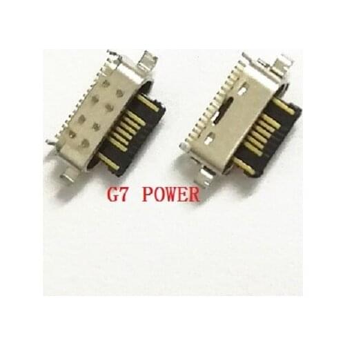 50pcs/lot Wholesale New For Motorola Moto G7 G7 plus micro usb jack connector charging Port plug socket