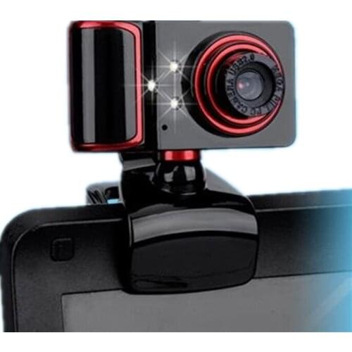 Brand new S9 fashion HD camera night vision video camera Desktop PC Laptop high quality Microphone Webcam 1200 Megapixels