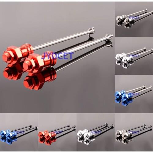 Auminum Drive Shafts 8S Heavy Duty Stub Axles Set 7750&7751&7753&7756&7758 For RC 1/5 Traxxas X-MAXX 77086-4