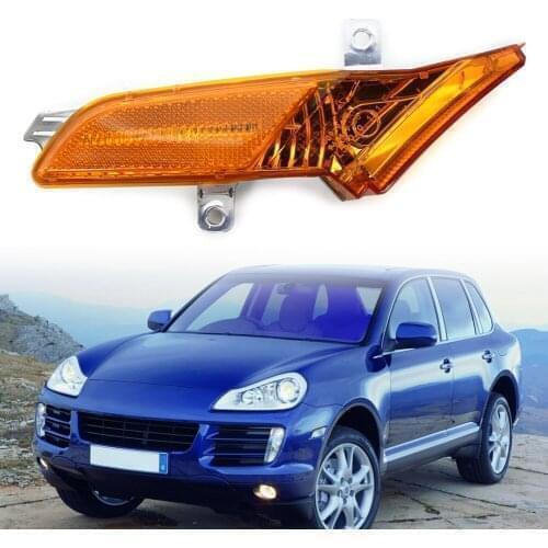 Auto Side Marker Light Amber Cover Shell LH For Porsche Cayenne 2008 2009 2010 US Models Only 95563103610