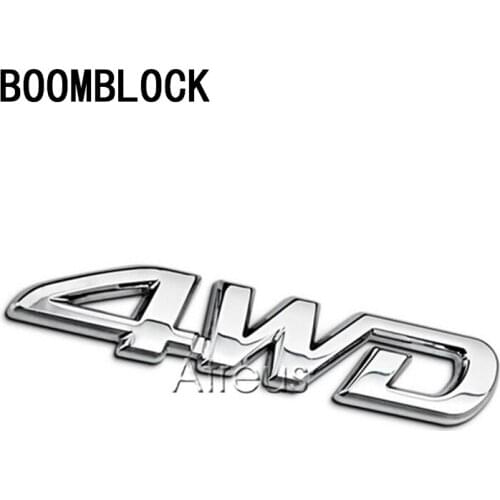 BOOMBLOCK Car styling 4WD 4x4 Metal stickers For Toyota Corolla Avensis Ford Focus 2 3 Fiesta Mazda 3 6 cx-5 Lada