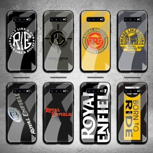 Royal Enfield Motorcycles Phone Case Tempered Glass For Samsung S20 Plus S7 S8 S9 S10 Plus Note 8 9 10 Plus