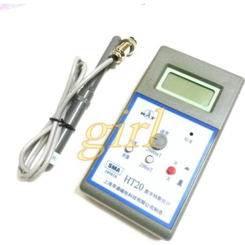 HT-20 permanent magnet Gauss meter digital Tesla meter surface magnetic field tester