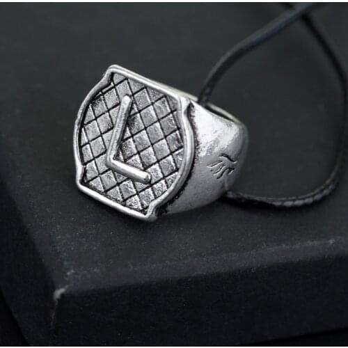 Dongsheng The Mortal Instruments City of Bones Necklace Lightwood L letter logo Family Shadow hunters pendant Necklace souvenir