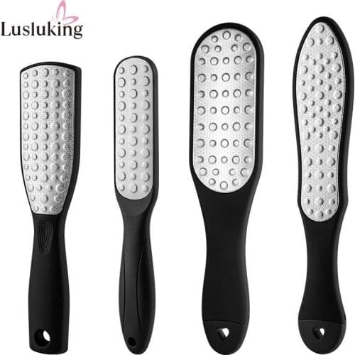 Double Side Foot File Hard Dead Skin Rasp Callus Remover Foot Care Pedicure Grinding Tools Stainless Steel