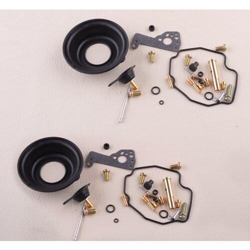 New 2 Sets Motorcycle Carburetor Carb Diaphragm Repair Kits Replacement Fit For Yamaha Virago XV400 (2NT)3JB Accessories
