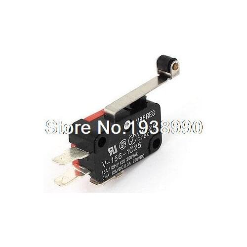 Miniature Micro Limit Switch Long Hinge Roller Lever Arm NO NC SPDT Snap Action