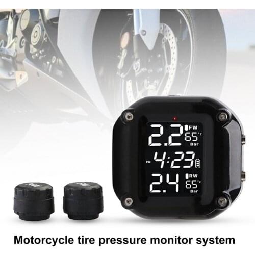 Tire Pressure Monitor Sensitive Digital ABS Motorcycle Wireless High-Precision Tire Pressure Tyre Alarm System for Motorcycle