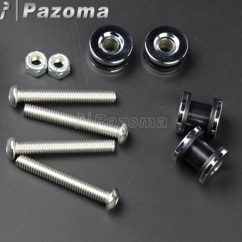 Motorbike Sissy Bar Mounting Hardware Kit Docking Point Nuts for Harley Sportster SuperLow XL Iron 883 Custom 1200 04-19