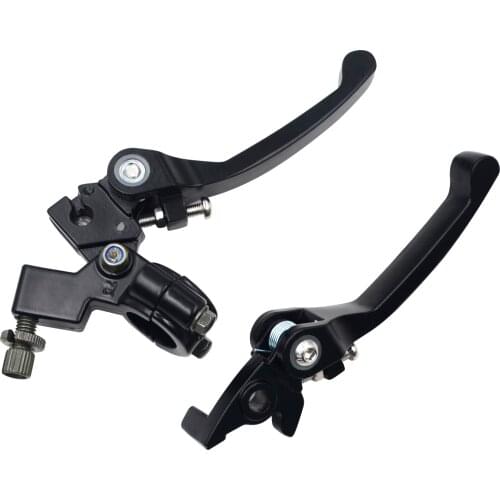Motorcycle Black Chrome Clutch Brake Lever for 22mm 7/8 inch Handlebar 110cc 125cc 140cc TTR SSR Xmotos Apollo 125 Pit Dirt Bike