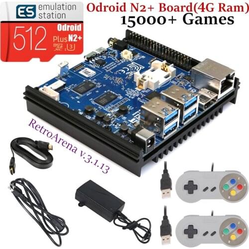 Odroid N2+(2G Ram) 512G RetroArena/ES Full Arcade Game Kit DIY Plug&Play 15,000+ Games Video Preview Latest RetroArena v.3.1.13