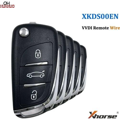 Original XKDS00EN XHORSE Wire Remote Key 4 Buttons Work VVDI Key MAX VVDI2 MINI KEY TOOL