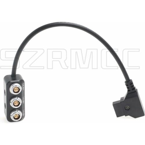 D Tap to 0B 2 pin Female 3 Way Power Splitter for Camera Power Supply Port Extension kit