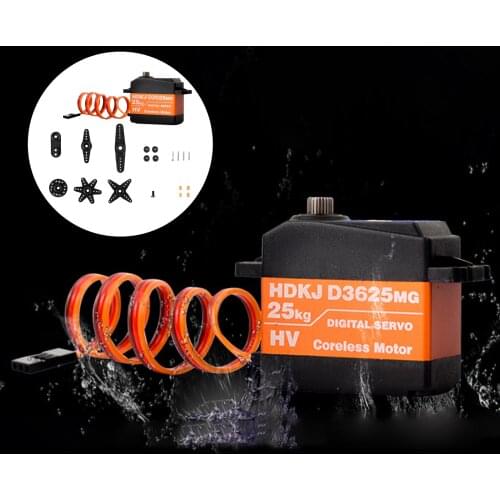 20KG Full Metal High Torque Servo Motor for 1/8 1/10 RC Crawler Car Trucks